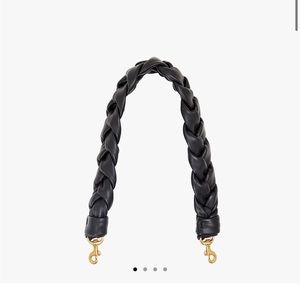 Clare V Braided Leather Shoulder Strap